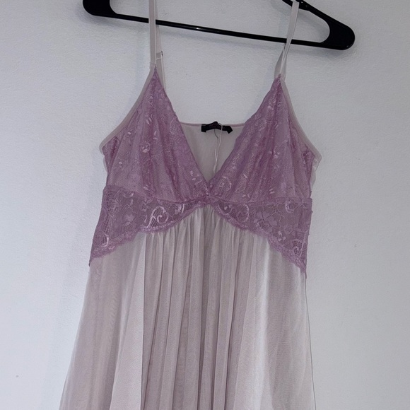 Lavender Lace Babydoll Chemise - Picture 5 of 10